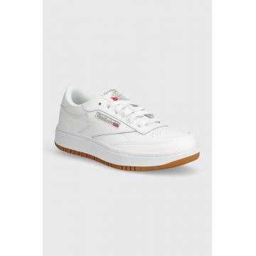 Reebok Classic sneakers pentru copii CLUB C DOUBLE culoarea alb, 100008154