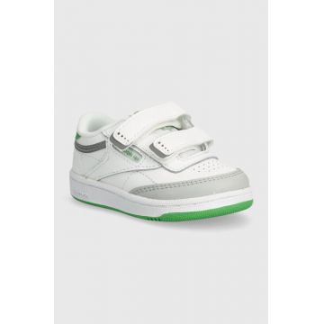 Reebok Classic teniși din piele copii Club C culoarea alb, 100075109