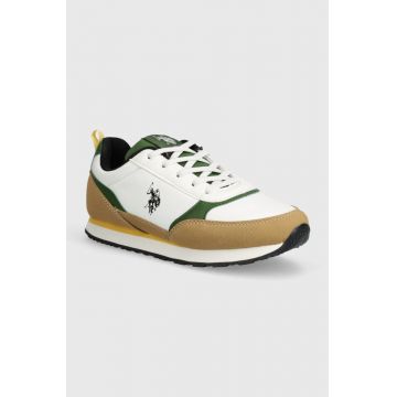 U.S. Polo Assn. sneakers pentru copii NOBIK013A culoarea verde