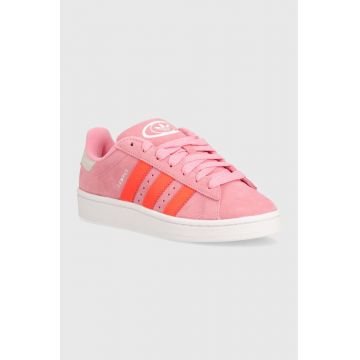 adidas Originals sneakers din piele intoarsă Campus 00s culoarea roz, IF3968