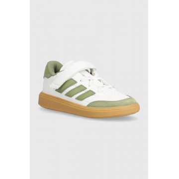 adidas sneakers pentru copii COURTBLOCK EL C culoarea verde, ID6504