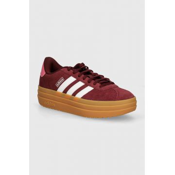 adidas sneakers pentru copii VL COURT BOLD culoarea bordo, IH4780