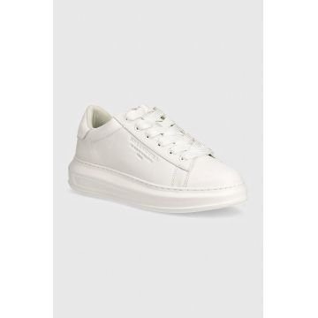 Karl Lagerfeld sneakers din piele KAPRI MENS culoarea alb, KL52584