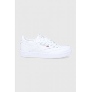 Reebok Classic încălțăminte din piele pentru copii BS6168 culoarea alb