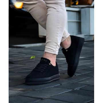 Adidasi Modern Negru Catifea