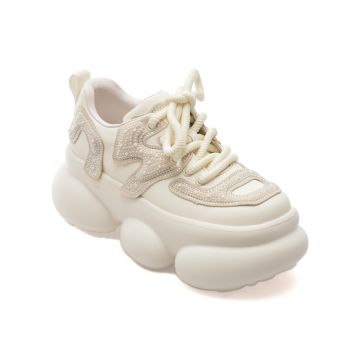 Pantofi sport GRYXX albi, 24085, din piele naturala
