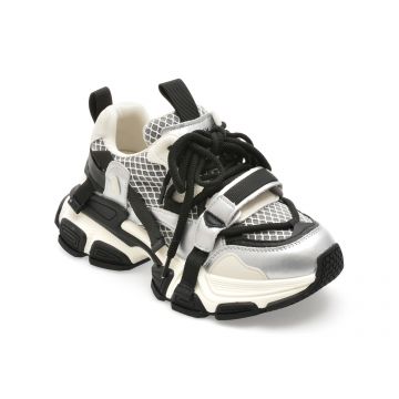 Pantofi sport GRYXX argintii, 8065, din material textil