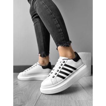 Adidasi dama casual albi 6622 N17-1
