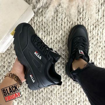 Adidasi dama casual negri M008 T6-1