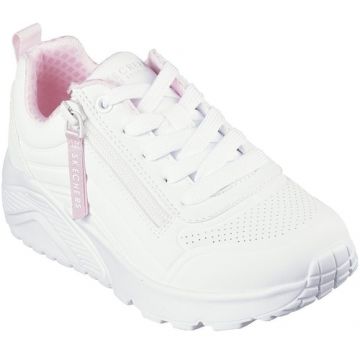 Pantofi sport copii Skechers Uno Lite - Easy Zip 310387L-WHT