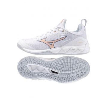 Pantofi sport dama 858130 - Textil - Alb