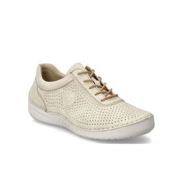 Pantofi sport dama -  Sintetic/Textil - Bej