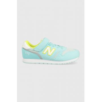 New Balance sneakers pentru copii culoarea turcoaz