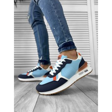 Adidasi barbati casual  albastri b1020
