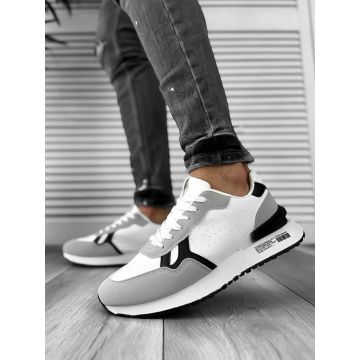 Adidasi barbati casual  albi b1020
