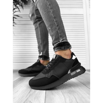 Adidasi barbati casual  negri b1020