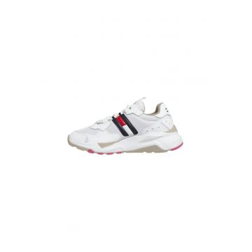Pantofi sport dama -  Tommy Jeans Cool Runner - Poliuretan - Alb