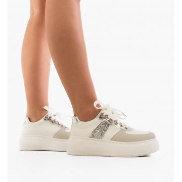 Sneakers dama Jose Argintii