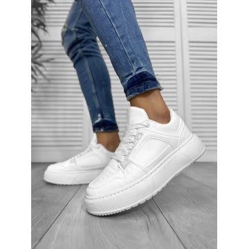 Adidasi barbati casual albi M01
