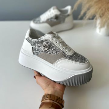 Adidasi dama casual albi ZH07