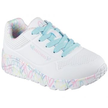 Pantofi sport copii Skechers Uno Lite - Lovely Luv 314976L-WPTQ