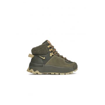 Pantofi sport dama -  303957 - Piele nabuc - Verde
