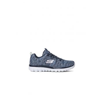Pantofi sport dama -  Twisted Fortune - Bleumarin/Alb