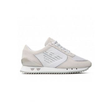Pantofi sport  pentru Femei - black white woman - X7X005-XK210-M696 - Alb