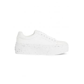 Pantofi sport  pentru Femei - bold vulc flatf low laceup wn - YW0YW01229-0K8 - Alb