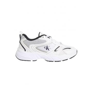 Pantofi sport  pentru Femei - retro tennis mesh ml - YW0YW01807-01W - Alb