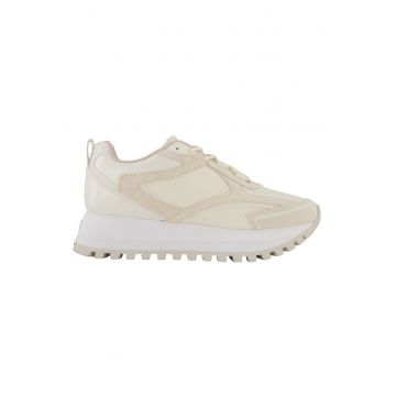 Pantofi sport  pentru Femei - runner laceup authentic - YW0YW01562-02Y - Alb