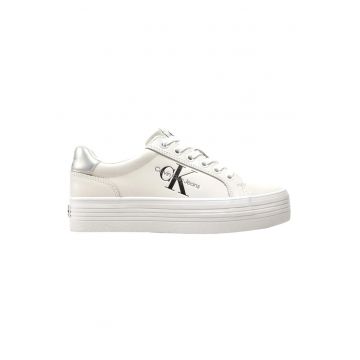 Pantofi sport  pentru Femei - vulc flatform laceuplth - YW0YW01474-0K9 - Alb