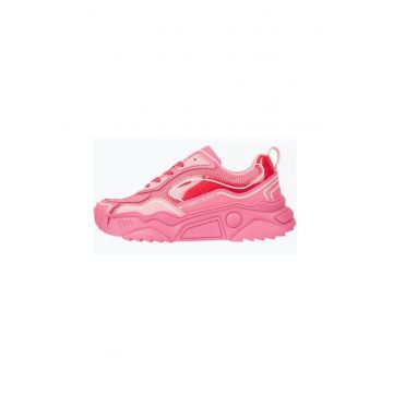 Pantofi sport  Tjw Chunky Runner - monocolor - roz - piele naturala