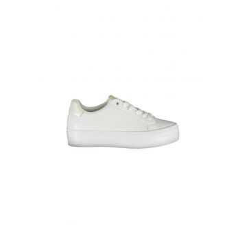 Sneakers dama -  50% Poliester - 30% Piele ecologica - 20% Poliuretan - Alb - 26173