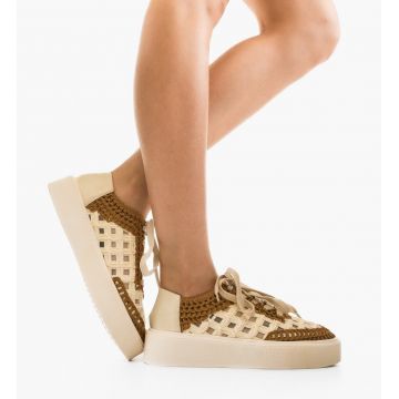 Sneakers dama Aihao Bej