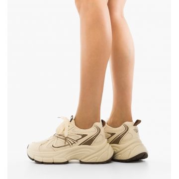 Sneakers dama Liisa Bej 2