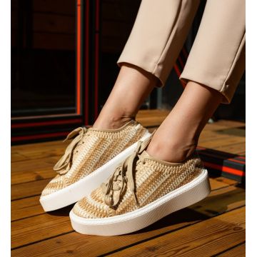 Sneakers dama Reinbou Bej