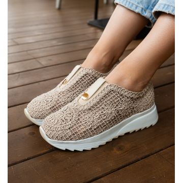 Sneakers dama Selima Bej