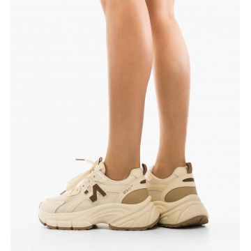 Sneakers dama Serigiu Bej