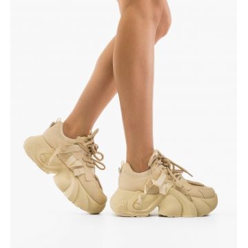 Sneakers dama Thild Bej
