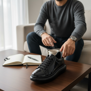 Adidasi barbati casual  negri 0957