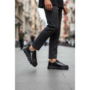 Adidasi barbati casual  VSC  negri 0825 Adidasi barbati casual  VSC  negri 0825