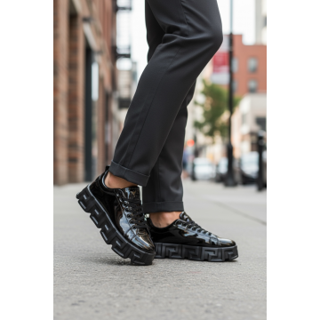 Adidasi barbati casual  VSC  negri 0826 T15-3