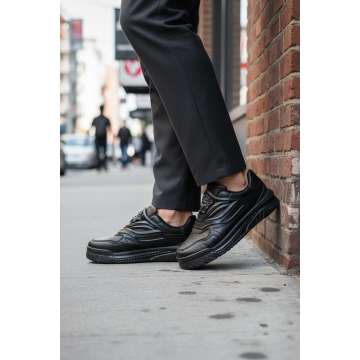 Adidasi barbati VSC casual premium negri 0611 N7-3 Adidasi barbati VSC casual premium negri 0611 N7-3