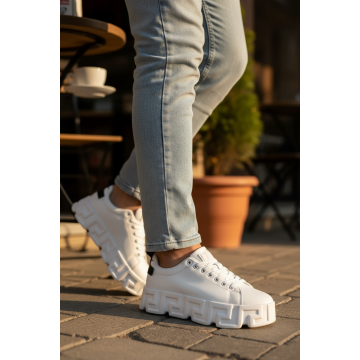 Adidasi barbati VSC Greca albi 082 T15-2 Adidasi barbati VSC Greca albi 082 T15-2