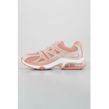 Pantofi sport low-cut cu garnituri de piele ecologica