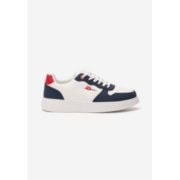 Sneakers barbati Abraham albi