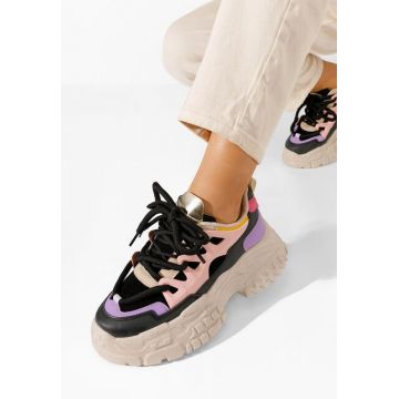 Sneakers cu platformă Adane multicolori