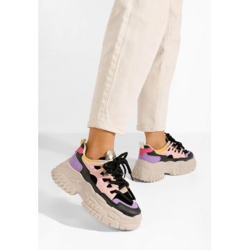 Sneakers cu platformă Adane multicolori