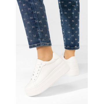 Sneakers cu platformă Albea albi